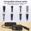 For Braun Shaver Charger,12V Power Cord for Braun Series 7 9 3 5 1 XT5 Electric Razor 3040s 340s 9385cc 370 720 760cc 790cc 720s-4 7865cc 9090cc 9330s 5018s 7020s 9095cc 3350cc-4 390cc