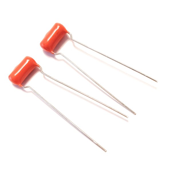 2x (1 Pair) .022uf 200v ORANGE DROP 715P Tight Tolerance Polypropylene Guitar Tone Capacitors Small Size