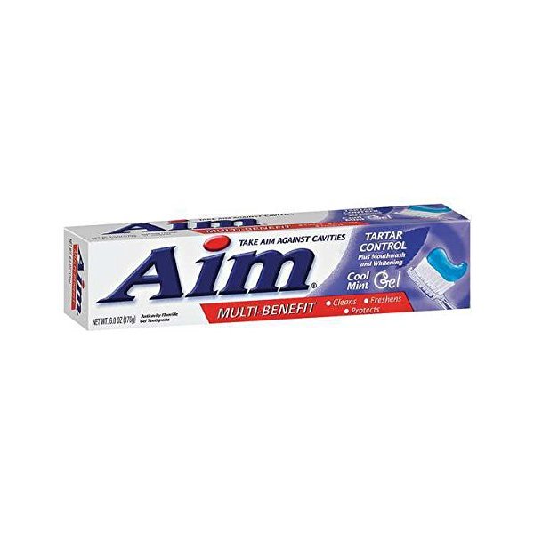Aim Tartar Control Toothpaste, Cool Mint Gel