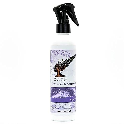 RECOVER - RESTORE - GRO Leave In Conditioner | Ultra Hydrating | Detangles Curly Hair | Protective Treatment | 3a to 4c Hair Types | Curly Hair Styler | Supports Growth | 8oz