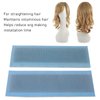 Hair Holder Drawing Mat,2pcs Bulk Hair Extensions Drawing Card,27cmX9cm Wig Making Hair Styling Tool With Stainless Steel Needles