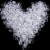 Hicarer Pack of 2000 Mini Rubber Bands Soft Hair Elastics Braiding Bands for Children Hair, Small Dreadlocks, Wedding Hairstyle and More (Clear)