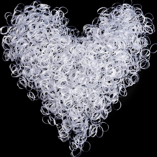 Hicarer Pack of 2000 Mini Rubber Bands Soft Hair Elastics Braiding Bands for Children Hair, Small Dreadlocks, Wedding Hairstyle and More (Clear)