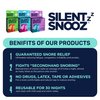 Silent Snooz Nasal Dilator Anti-Snore Device - Reusable Lavender Scented Nose Vent Designed to Stop Snoring (30 Uses)