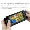 Handheld Game Console 4.3 inch Retro Handheld Games Consoles, Support MP3 Music, MP4 Movie Stopwatch (White)