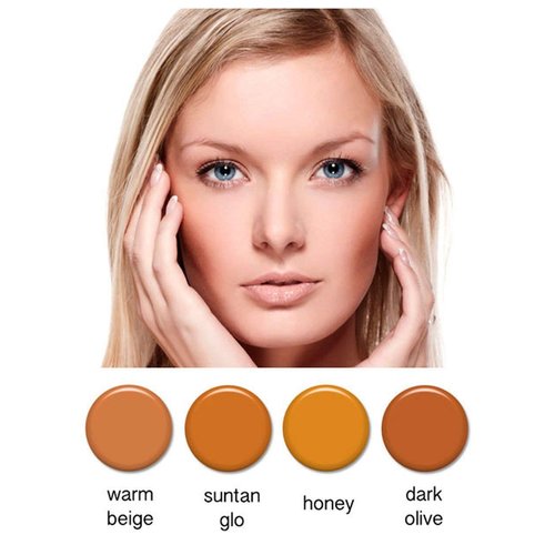 Art of Air 4pc MEDIUM complexion Professional Airbrush Cosmetic Makeup Set 1/2 oz bottles