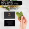 Sage Owl Gua Sha Facial Tools for Self-Care - Face Massager Real Jade Guasha Stone - Face Sculpting Tool for Daily Skin Care Routine