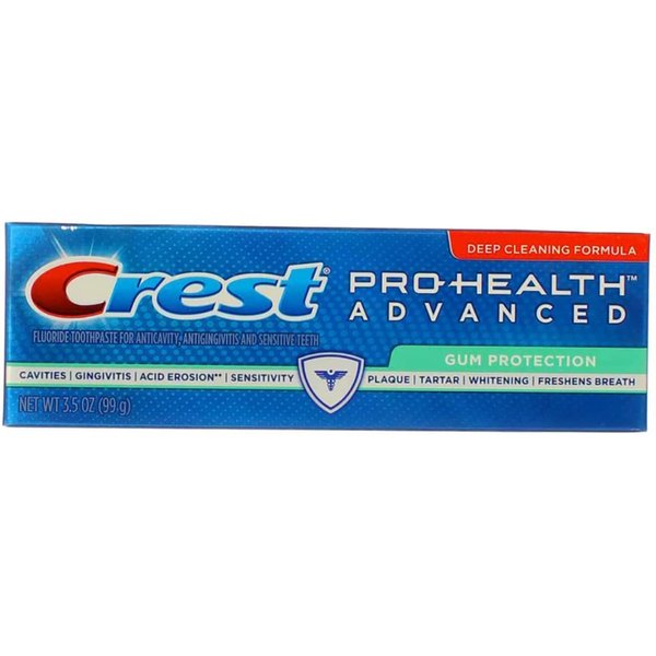 Crest Pro-Health Advanced Fluoride Toothpaste Gum Protection - 3.5 oz, Pack of 6