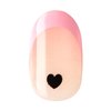 KISS imPRESS No Glue Mani Press-On Nails, French, Ditto', Light Neutral + Pink Tip French, Short Size, Oval Shape, Includes 30 Nails, Prep Pad, Instructions Sheet, 1 Manicure Stick, 1 Mini File