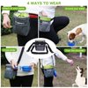 Dog Treat Pouch - 3 Ways to Wear Dog Treat Bag, Dog Training Treat Pouches for Pet Training with Clicker, Shoulder Strap, Adjustable Belt, Poop Bag Dispenser, Easily Carrying Kibble Snacks Pet Toys