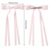 10 PCS Hair Bows for Women, Satin Hair Ribbon with Long Tail Bowknot Hair Clips for Women Girls, Hair Barrettes with Bow Accessories