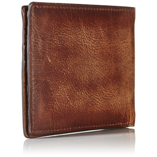 Fossil Men's Derrick Leather Slim Minimalist Bifold Front Pocket Wallet, Brown, (Model: ML3709200)