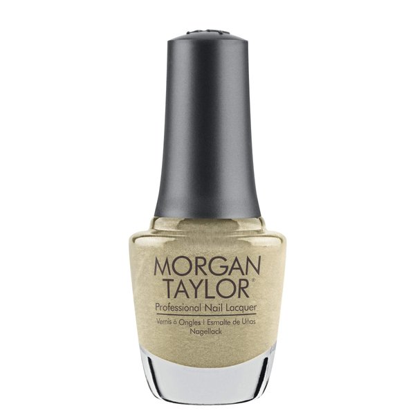 Morgan Taylor Nail Lacquer (Give Me Gold) Gold Sparkle Nail Polish, Finger Nail Polish, Long Lasting Nail Polish, Gold Nail Lacquer, Finger Nail Polishes, 5 ounce