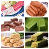 JOERSH 2pcs Granola Bar Mold, Rectangle Silicone Candy Molds for Baking Energy Bars Chocolate Bar Mold/Protein bars/Ganache/Brownie/Cheesecake/Cornbread/Pudding, 12-Cavity Butter Mould