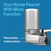 Brita Faucet Mount System, Water Faucet Filtration System with Filter Change Reminder, Reduces Lead, Made Without BPA, Fits Standard Faucets Only, Elite, Chrome, Includes 1 Replacement Filter