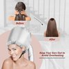 Portable Hair Dryer Bonnet Attachment for Hair Styling, Hair Color, Hair Condition and More - Silver
