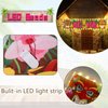 OuMuaMua Hawaiian Luau Party Decorations, Aloha Party Decorations, Tiki Decorations Aloha sign with Lights for Summer Aloha Moana Hawaii Luau Party Decorations, Tropical Birthday Tiki Party Supplies