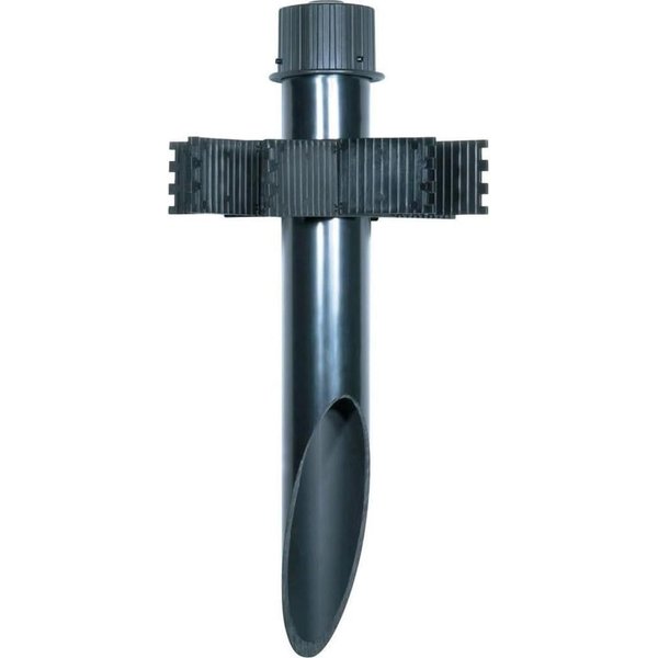 Nuvo SF76/640 2x18-Inch Outdoor PVC Mounting Post for Landscape and Path Lights, 2 Inch Diameter, Dark Bronze