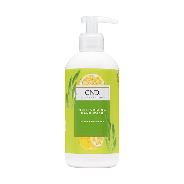 CND Scentsations Liquid Hand Wash, Vegan Moisturizing Deep Cleanser, Formulated with Glycerin & Jojoba Oil, Citrus & Green Tea, 13.2 fl. oz