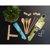 Bamboo Travel Utensils - To-Go Ware Utensil Set with Carrying Case (Avocado)