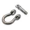 Extreme Max 3006.8324.4 BoatTector Stainless Steel Anchor Shackle - 1/2", 4-Pack, Silver