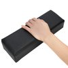Merterfly Arm Rest for Nails, Pebbled Grain Leather Nail Pillow Hand Rest for Nail Tech Acrylic Nails, Sturdy Manicure Cushion Holder for Nail Salon and Home Use (Black)