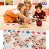 100Pcs Wooden Alphabet Tiles Scrabble Replacement Letters for Board Games, Wedding Frame and Wall Art