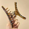 FAELBATY Big Hair Claw Clips Tortoise Barrettes Banana Hair Claw 4.5 Inch Big Hair Clips for Thin Thick Hair Hair Accessories for Women Girls (1pc,Brown)