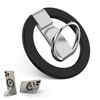 Newest Magnetic Phone Grip for MagSafe, Strong Magnetic Phone Ring Magnetic Finger Ring Grip Stand Holder, Compatible with iPhone 16/15/14/13/12 Series, 2 Free Metal Rings for Non-Magnetic Phones