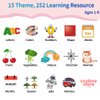 Eaever Learning-Toys, ABC Talking-Flash-Cards 252 Sight Words, Preschool Montessori-Toys for Kids, Educational Toddler-Toys for 2 3 4 5 6 Years Girls, Birthday Gifts, Pink