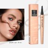 4-Tipped Microblading Eyebrow Pen, 2024 Upgraded 3D Waterproof Magic Eyebrow Pencil Contouring Pen, Long-Lasting Natural Fine Stroke Magic Eyebrow Pen (519B01#Light Brown)