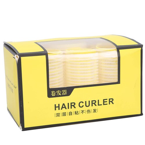 6pcs Self Grip Hair Rollers Set, Double Layers Air Bangs Hair Curlers,Self Holding Salon Hairdressing Curlers, DIY Curly Hairstyle for Women