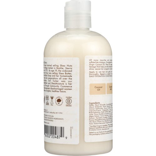 SHEA MOISTURE Daily Hydration Shampoo, 13 FZ