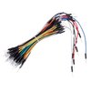 BOJACK 3 Values 130 Pcs Solderless Breadboard 4 Pcs 830 Tie Points & 400 Tie Points & 126 Pcs Flexible Breadboard Jumper Wires