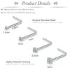 JFORYOU 20G Surgical Stainless Steel Nose Rings Threadless Push in Nose Rings Hoops L Shaped Nose Studs Lip Cartilage Helix Tragus Nose Medusa Piercing Jewelry for Women Men, 14PCS Silver