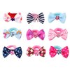 Candygirl 50 Pcs Bow Elastic Hair Ties,Girls Hair Accessories, Hair Accessories for Girls,Baby Hair Accessories for Girls, Value Set (50 small bow for girl or pets)