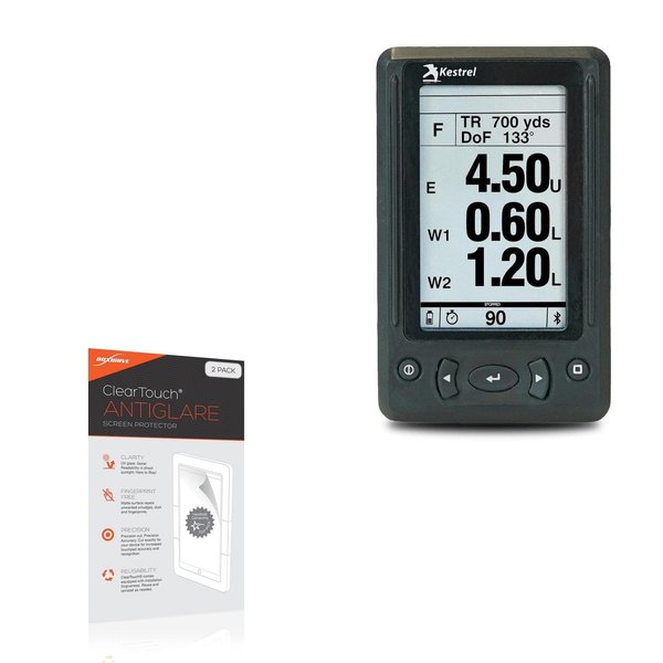 BoxWave Screen Protector Compatible with Kestrel HUD Heads Up Display - ClearTouch Anti-Glare (2-Pack), Anti-Fingerprint Matte Film Skin