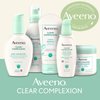 Aveeno Clear Complexion Foaming Oil-Free Facial Cleanser with Soy Extract & 0.5% Salicylic Acid, Acne Treatment Face Wash for Acne-Prone Skin, Sulfate-Free & Hypoallergenic, 6 fl. oz