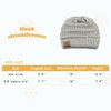 Durio 0-2 years Warm Winter Baby Beanies for Boys Soft Thick Cozy Knitted Toddler Infant Winter Hat Babies Caps 3 Pack Black & Light Grey & Black White