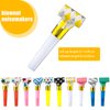Skylety 20 Pcs Blowouts Noisemakers Funny Party Blowouts Blow Horns Birthday Colorful Noisemakers Whistles Noise Makers for 2024 New Years Birthday Sporting Events Graduation Wedding Party Supplies
