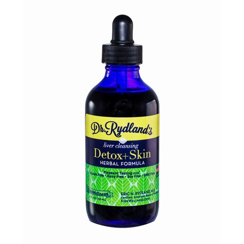 Dr. Rydland's Herbal Supplement | Created by KidsWellness | Detox & Skin | Relieves Eczema, Rosacea, Acne and Viral Skin Rashes | 4 Ounce Bottle