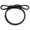 Master Lock Cable, Steel Cable with Looped Ends, 4 ft. Long, 85DPF