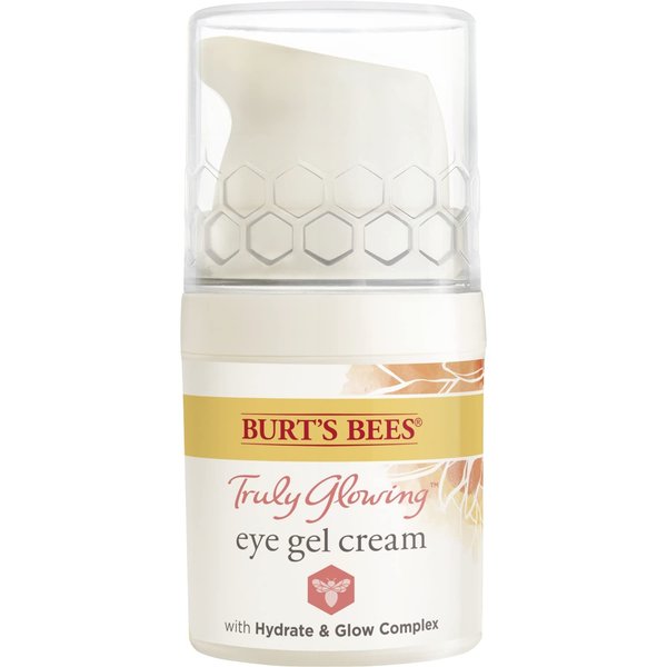 Burt's Bees Truly Glowing Reawakening Gel Eye Cream with Hydrate and Glow Complex, 0.5 Fluid Ounce (Package May Vary)