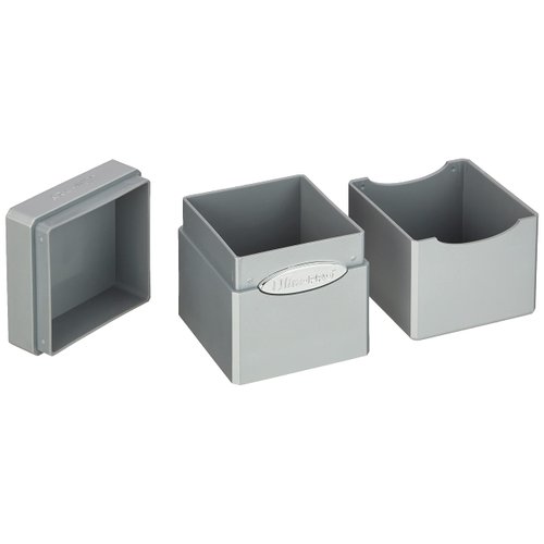 Ultra Pro Deck Box Satin Tower: Metallic Silver