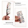 Beaupretty 2PCS Tortoise Wide Comb Hair Detangling Comb Celluloid Acetate French Hair Comb Wide Teeth Pocket Comb Detangler Styling Comb