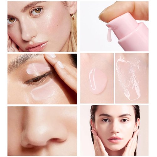 Watermelon Niacinamide Facial Serum,Pore Minimizer & Niacinamide Glow Serum,Makeup Primer,Lightweight Facial Serum & Priming Liquid Highlighter(75ml)