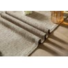 ZeeMart Burlap Style Farmhouse Table Runners 72 Inches Long, Beige Rustic Woven Dining Table Runner for Everyday Use, 14x72 Inches, Oatmeal Beige
