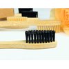 Goaycer Bamboo Toothbrush Medium Bristle, 10Pcs Biodegradable Bulk Wooden Toothbrushes