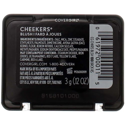 COVERGIRL Cheekers Blendable Powder Blush Brick Rose.12 oz (packaging may vary)