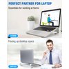 KYQEE Laptop Riser for Desk, Laptop Stand, Ergonomic Aluminum Computer Stand for Laptop, Ventilated Notebook Stand Compatible with Macbook Air Pro, Dell XPS, HP, More 11-17.3 Inches Work from Home